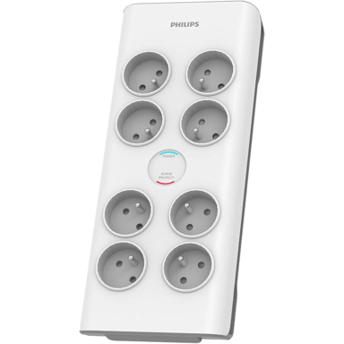 PHILIPS Prenaponska zaštita SPN7080WA/60, 8 utičnica, 2 m, bijela