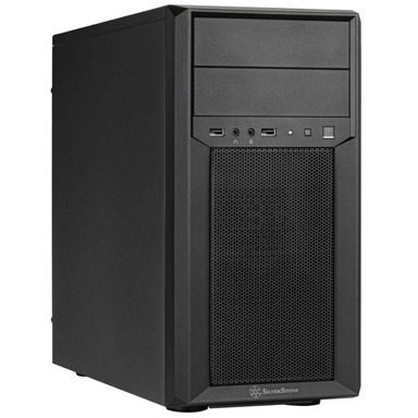 SILVERSTONE Kućište SST-FA313-B, mid tower, microATX, crno