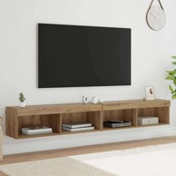 TV zidni ormari panama 2 kom 100 x 30 x 30 cm, umjetnički hrast