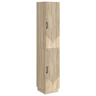 Set ormara, 2 pcs, konstruirano drvo, hrast sonoma