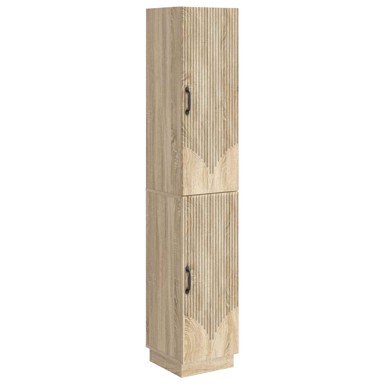 Set ormara, 2 pcs, konstruirano drvo, hrast sonoma