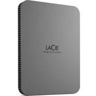 LACIE Eksterni hard disk Mobile Drive Secure, sivi, 2TB, USB 3.1 Type C