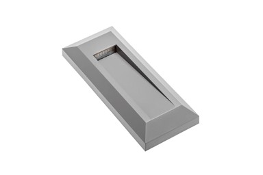 GTV Zidna svjetiljka, nadgradna, LED, 1W, 3000K, IP65, 220-240V, siva