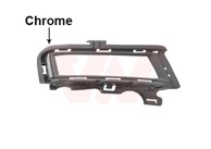 VAN WEZEL Maska branika VW Golf 7 -17, crna/krom, prednja desna, sa maglenkom