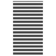 Zavjesa zebra crna 130x200 cm širina tkanine 125,9 cm poliester