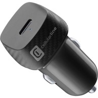 CELLULARLINE Punjač za auto, 20W, USB-C, crni