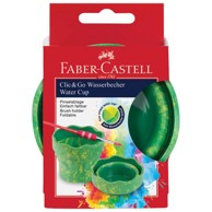 FABER-CASTELL Čaša za tempere 181528, Clic&Go, blister pakiranje, zelena