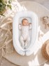 MY SWEET BABY Gnijezdo za bebe Premium, dvostrano, bijela