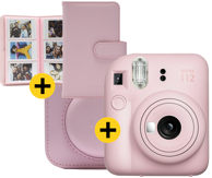 FUJIFILM Fotoaparat Instax Mini 12, komplet, roza
