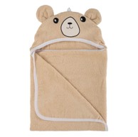 BUBABA BY FREEON Ručnik Medo, 110x75 cm, sa kapuljačom, bež