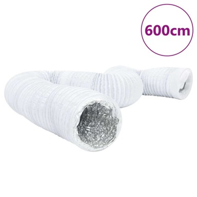 Ventilacijski kanal aluminij/PVC, 6 m, Ø12,5 cm