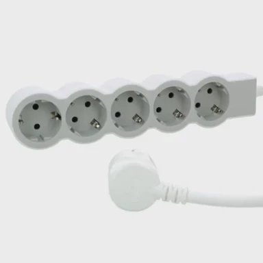 LEGRAND 694563 prod letva 5x2p+e 3m bij/siv le694563