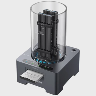 GRAUGEAR Docking stanica ZUWE-576, 1x M.2 NVMe, 1x M.2 NGFF, 1x CF-Express