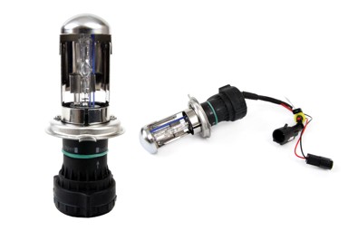 AMIO Premium HID xenon žarulje, H4, 4300K, toplo bijela, SINGLE BOX (1 žarulja)