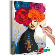 Slika za samostalno slikanje Tiger on Shoulder 40x60