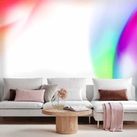 Foto tapeta Apstrakcija, snažne boje nepravilnih oblika u više tonova, 150x105 cm