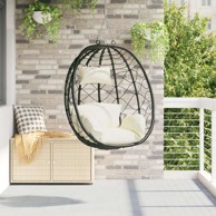 Vješena ljuljačka bez stalka, bež bijela