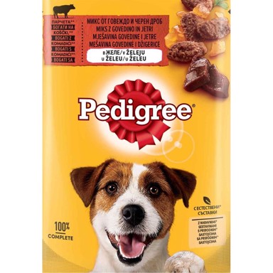 PEDIGREE Hrana s govedinom u želeu, 100 g