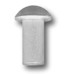 Zakovica 954 4*10 PLK, puna, okrugla glava, aluminijska, 4,0 x 10 mm