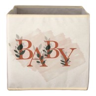 MIOLI DECOR Kutija za pohranu 30x30x30 cm, bež, tekstilna