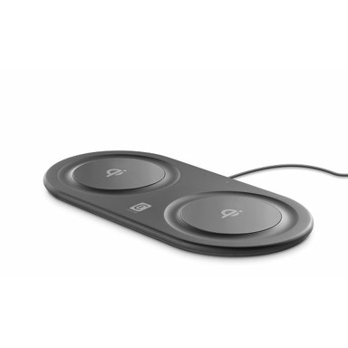 CELLULARLINE Kućni punjač Gemini, 10+10W, bežični Dual, crni