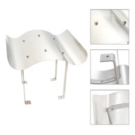 Kapa za dimnjak od nehrđajućeg čelika, srebrna, 70 x 70 x 37 cm