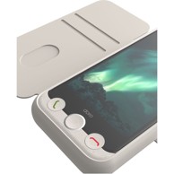 DORO Mobilni novčanik, bijelo-smeđi