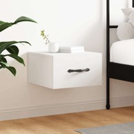 Zidni noćni ormarić, 35 x 35 x 20 cm, bijela