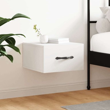 Zidni noćni ormarić, 35 x 35 x 20 cm, bijela