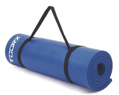 TOORX Podloga za fitness 172 x 61 x 1,2 cm, plava