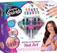 CRAZART Set uređivanje noktiju Metalic Rainbow