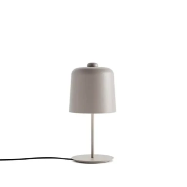 Stolna svjetiljka Zile B0220, E27, 20 cm, siva