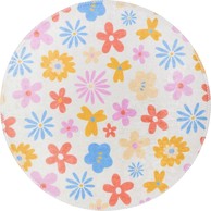 VITAUS Periv dječji tepih ø120 cm Joyfull Garden 