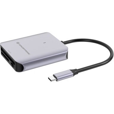 CONCEPTRONIC Čitač kartica USB-C 3.2 na SD/TF 4.0 i CFast 2.0, crni