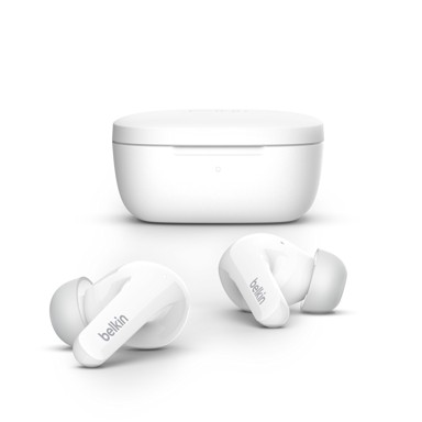BELKIN Bežične in-ear slušalice Soundform Flow ANC AUC006BTWH, bijele
