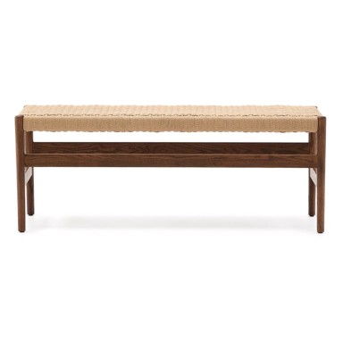 KAVE HOME Smeđa/u prirodnoj boji klupa Zaide