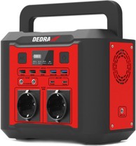 DEDRA Prijenosna elektrana DEZS0300, Li-Ion baterija, kapacitet 20 000 mAh, snaga 500 W, masa 2,85 kg