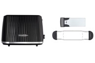 RUSSELL HOBBS Toster Eden 2S, crni