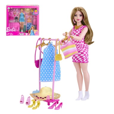 BARBIE Lutka i modni set za ormar