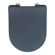 WENKO Siva WC daska Sedilo Grey, 45,2 x 36,2 cm