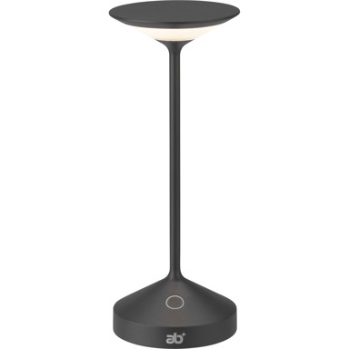 ABERT Stolna lampa TEMPO MINI, prijenosna, boja charcoal