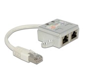 DELOCK RJ45 razdjelnik 1×RJ45 muški na 2×RJ45 ženski (2× ISDN)