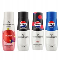 SODASTREAM set sirupa šumsko voće, Pepsi Max, Pepsi Max Cherry i Pepsi, 4 kom.