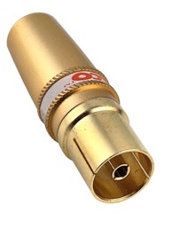 VITALCO Zlatna antenska utičnica za montažu na kabel WG3