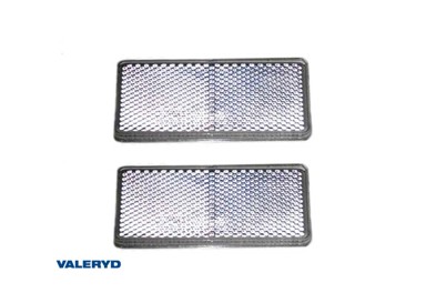 VALERYD Katadiopter kvadratni 90x40mm bijeli samoljepljivi (2 kom) 3160045