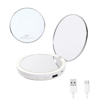 STYLPRO Ogledalo Flip'n'Charge, LED