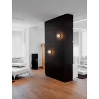 Zidna lampa Onrid, LED, 5 W, 3000 K, 620 lm, zlatna
