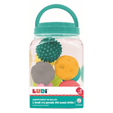 LUDI Lopte različitih tekstura i oblika
