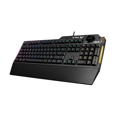 ASUS Gaming tipkovnica TUF Gaming K1, RGB, crna, USB