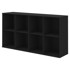 HAMMEL FURNITURE Crni modularni sustav polica 136x69 cm Mistral Kubus 